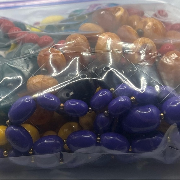 Vintage Chunky Necklace & Bracelet Grab Bag – 5+ Pieces Bold Statement Jewelry - Picture 2 of 3